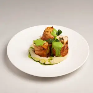 چیکن رول با سس اسفناج